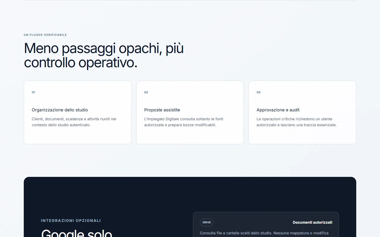 Sezione pubblica reale sul controllo operativo di BiMaDesk